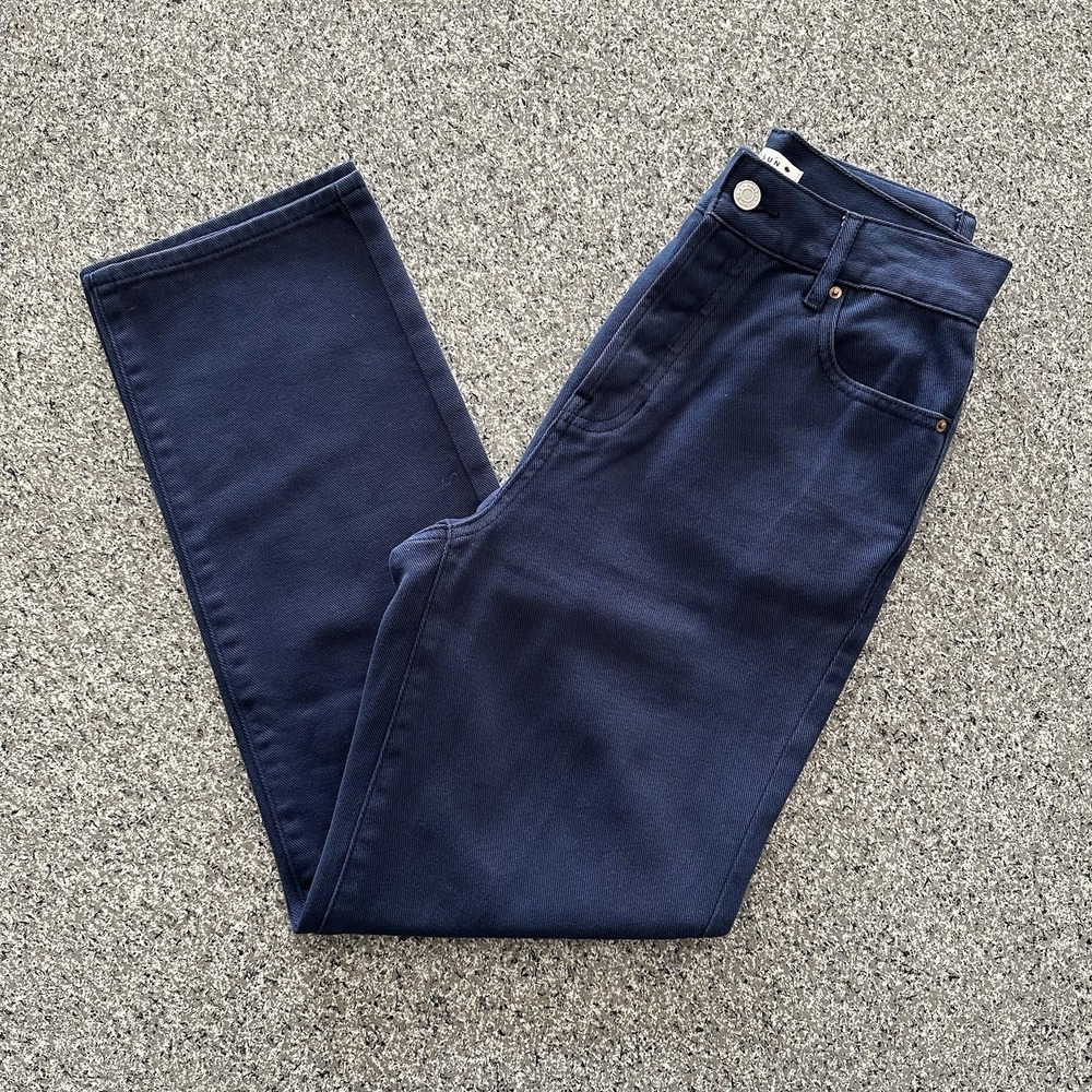 Pacsun High‎ Rise Straight Jeans Pants Womens Size 25 Navy Blue